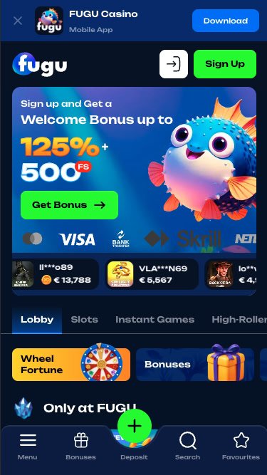 Erfahrungen mit dem Fugu Casino - Ein Überblick für deutsche Spieler auf Deutsch - overview